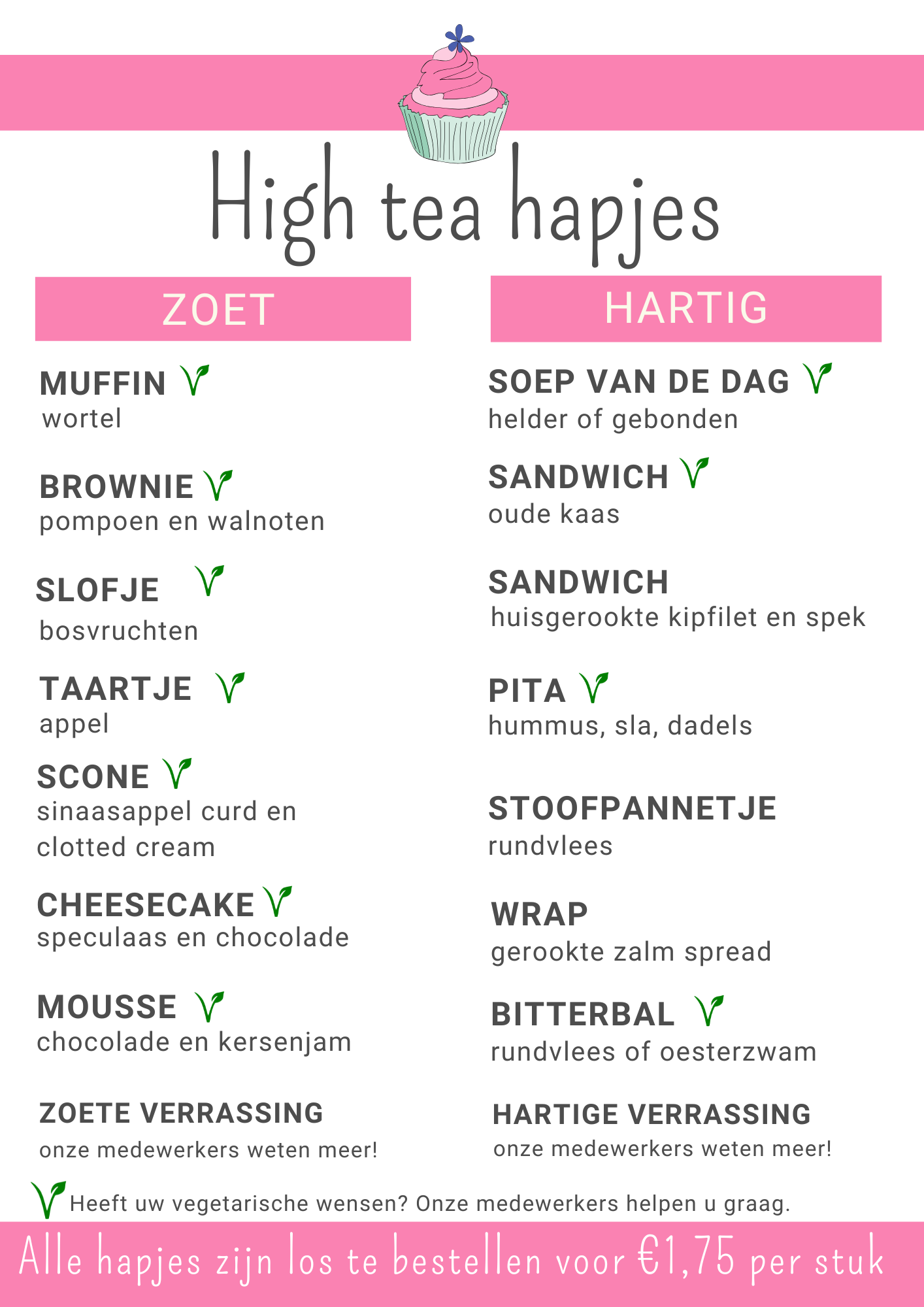 High tea herfst/winter 2025/2026